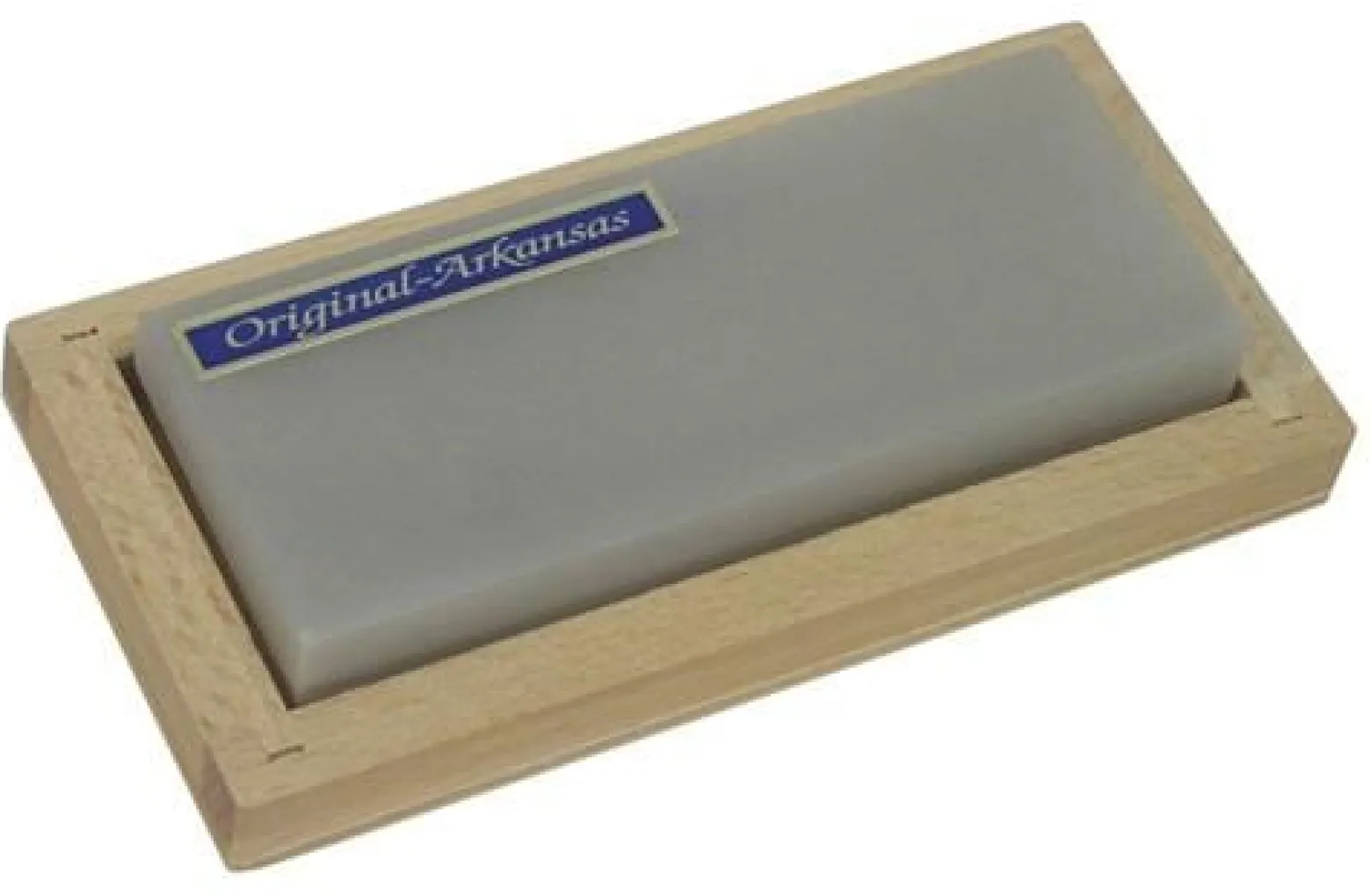 Friedrich Müller Schleifstein 100 x 40 mm Natur Arkansas fein im Holzkasten - 843437
