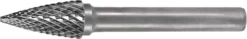 Frässtift SPG D.6mm Kopf-L.18mm Schaft-D.6mm HM Verz.Kreuz TECWERK