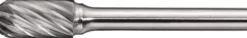 Frässtift WRC INOX D.10mm Kopf-L.20mm Schaft-D.6mm HM Verz.Normal,fein TECWERK