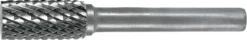 Frässtift ZYA D.6mm Kopf-L.18mm Schaft-D.6mm HM Verz.Kreuz TECWERK
