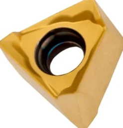 Fräswendeschneidplatte ISO TNGX 100408SR-M:M8330 D.2,8mm PVD beschichtet Gold