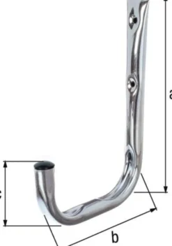 GAH Alberts Wandhaken einfach 250 mm Stahl verzinkt 300 mm 18 mm - 802059