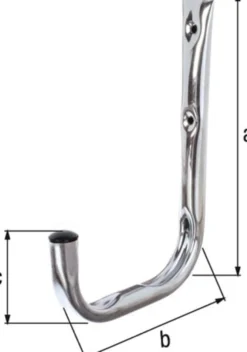 GAH Alberts Wandhaken einfach 250 mm Stahl verzinkt 300 mm 18 mm - 802059