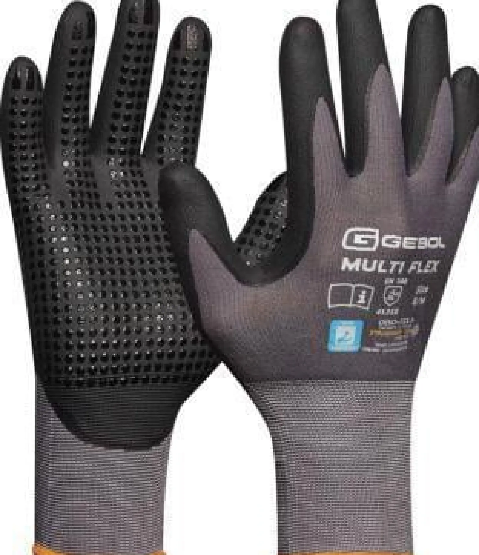 GEBOL Handschuh Multi Flex Gr. 10 709278 grau