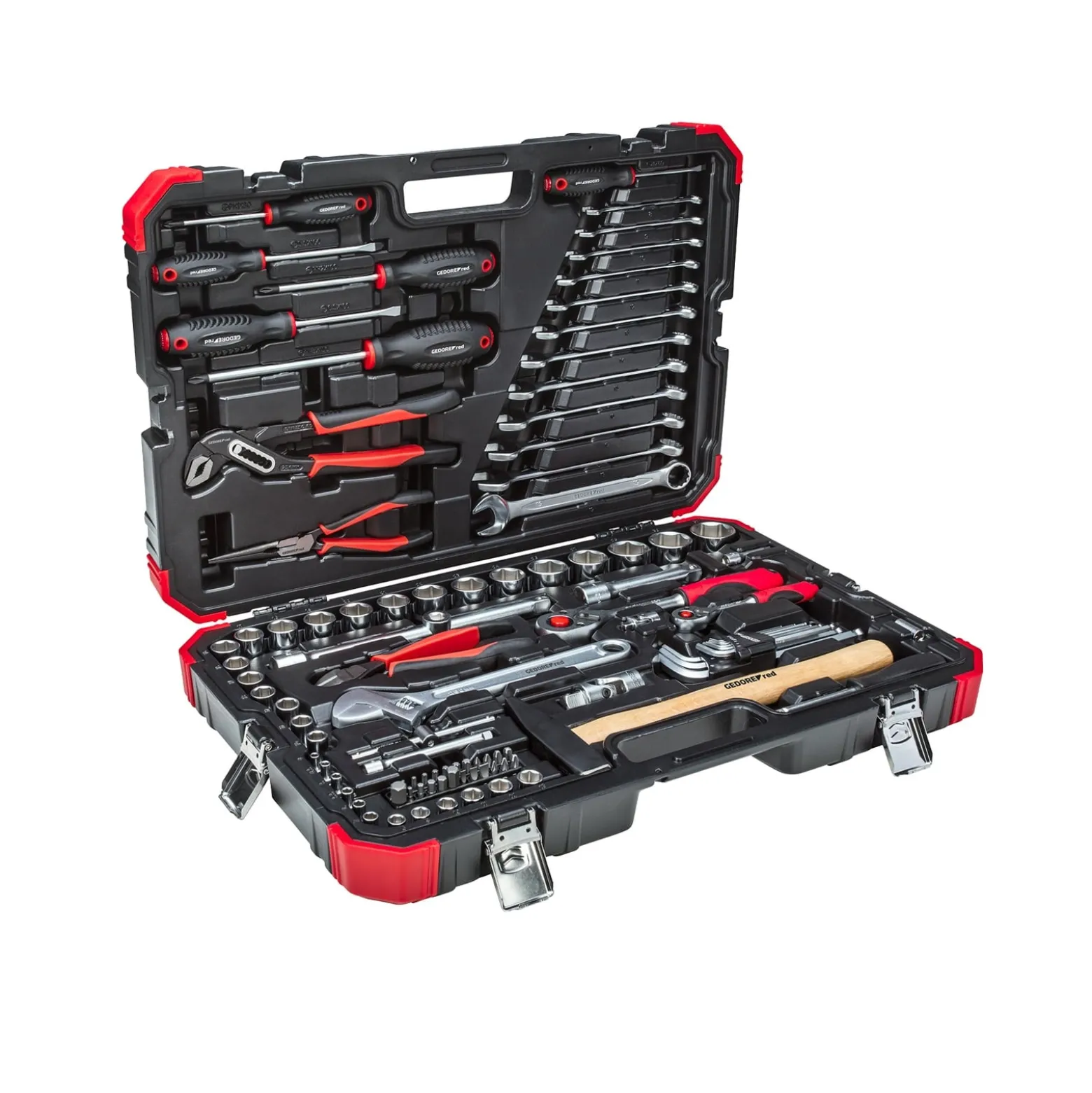 GEDORE red Steckschlüssel-Satz 1/4" + 1/2" 100-teilig - R46003100