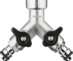 GEKA Zweiwegeventil GEKA plus Messing vernickeltIG 3/4 ″ - 46.0431.8