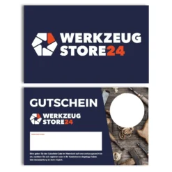 Geschenkgutschein Wert 100 € (Motiv Dunkelblau) - im Miniatur Systainer