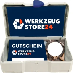 Geschenkgutschein Wert 100 € (Motiv Dunkelblau) - im Miniatur Systainer