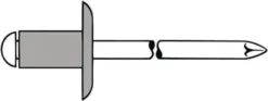 GESIPA Blindniet Nietschaft d x l 4 x 12 mm K12 - 1454097