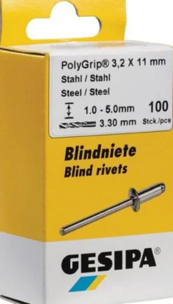 GESIPA Blindniet PolyGrip® Nietschaft d x l 3,2 x 11 mm - 1464886