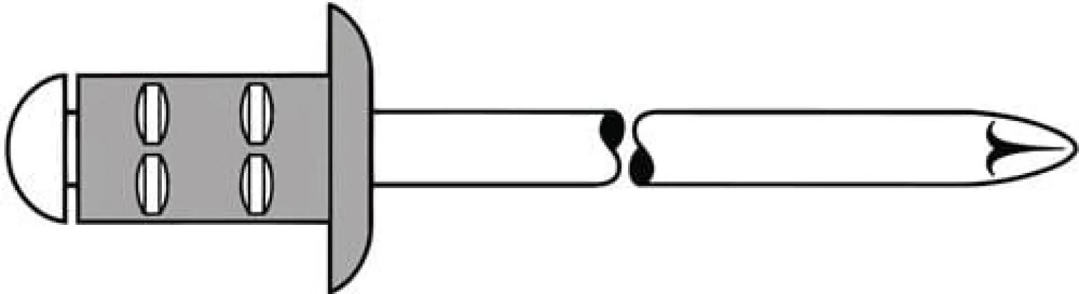 GESIPA Blindniet PolyGrip® Nietschaft d x l 4 x 10 mm - 1464831