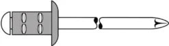 GESIPA Blindniet PolyGrip® Nietschaft d x l 4,8 x 10 mm - 1433850
