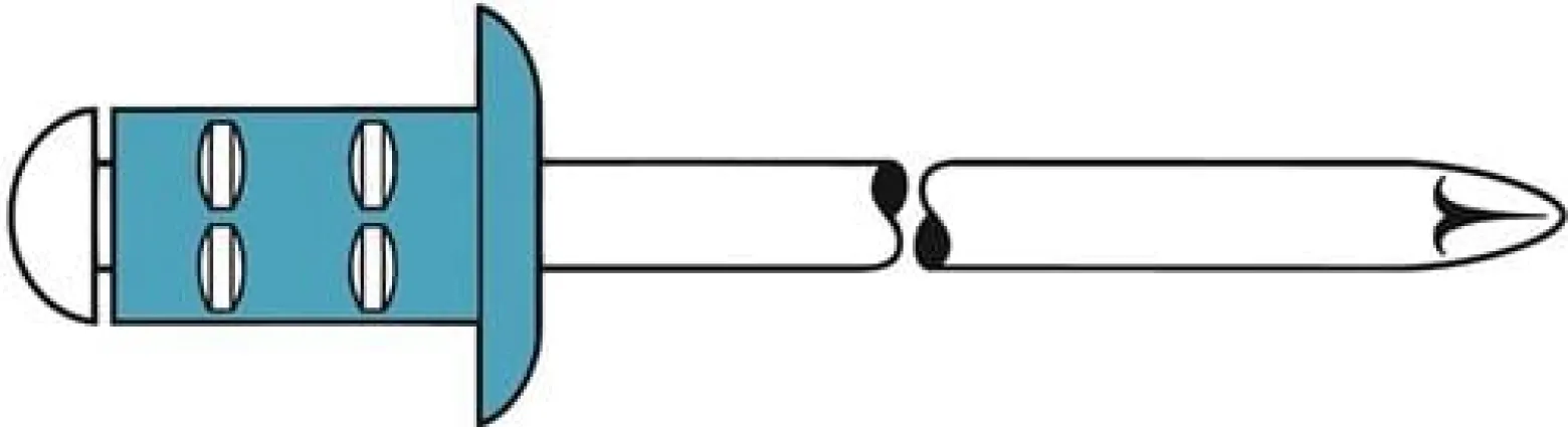 GESIPA Blindniet PolyGrip® Nietschaft d x l 4,8 x 10 mm - 1464829