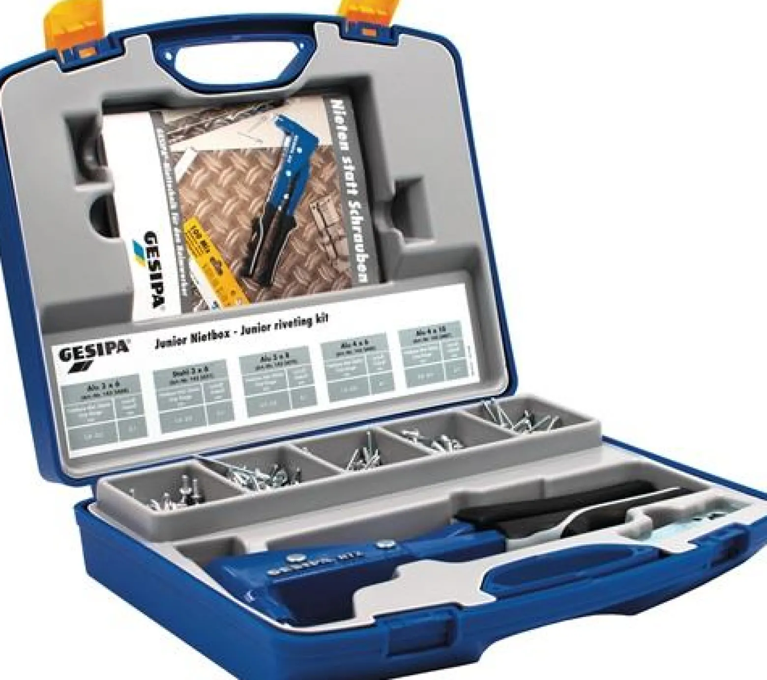 GESIPA Blindnietsortiment Junior-Nietbox 352-teilig - 1435459