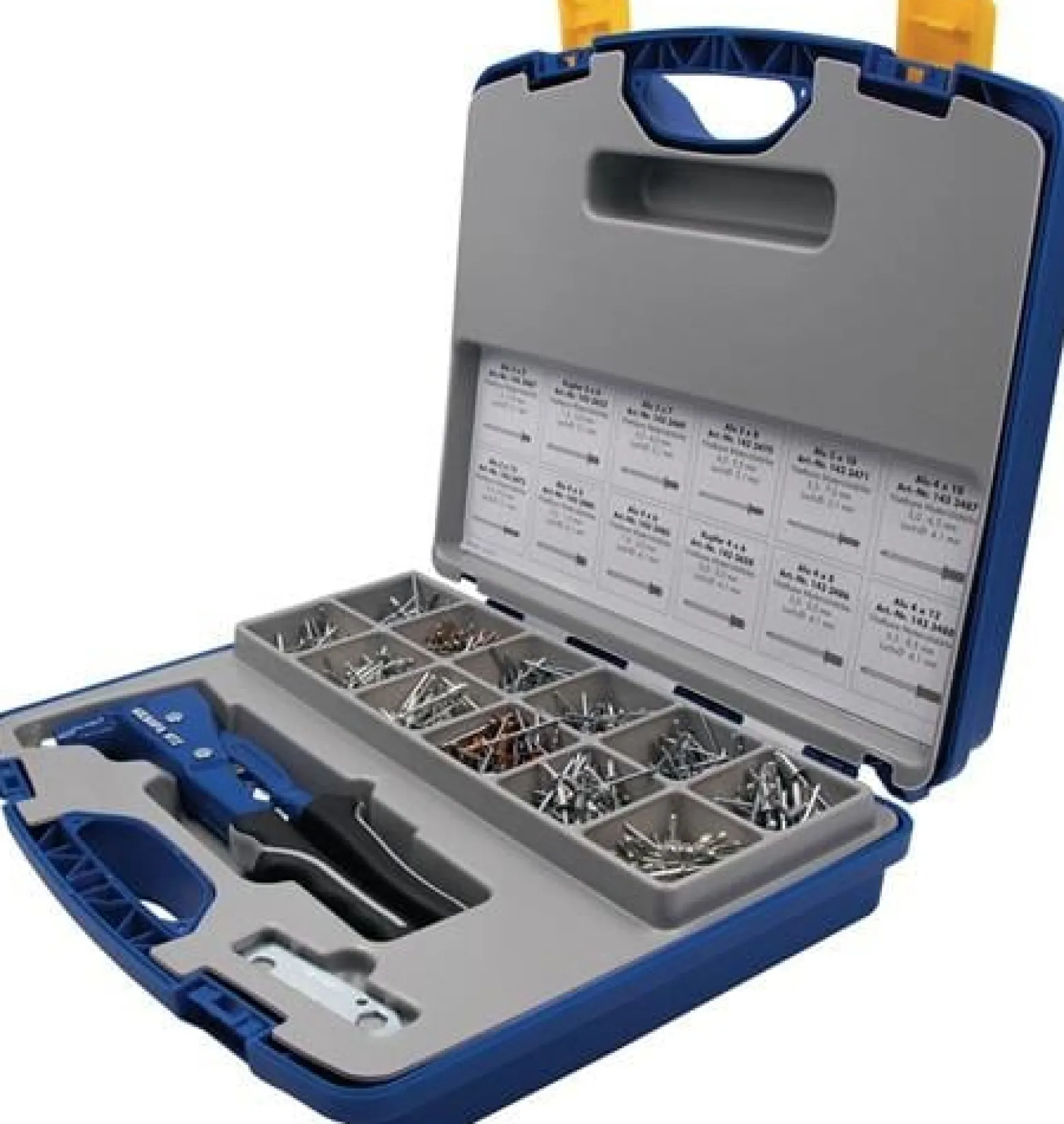 GESIPA Blindnietsortiment Nietbox 942-teilig - 1435457