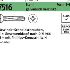 Gewindeschneidschraube DIN 7516 LIKO PH EM 5x16-H Stahl galv.verz. 1000St.