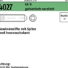 Gewindestift ISO 4027 Spitze/Innen-6kt M20x60 45 H galv.verz. 25St.