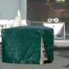 Gitterboxabdeckhaube B.850xL.1250mm grün G.3,8kg m.Reißverschluss