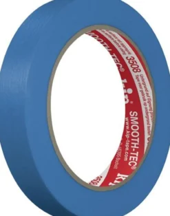 Glattkreppband 3508 SMOOTH-TEC® glatt blau L.50m B.18mm KIP