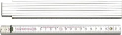 Gliedermaßstab L.2m B.16mm mm/cm EG III Buche weiß BMI