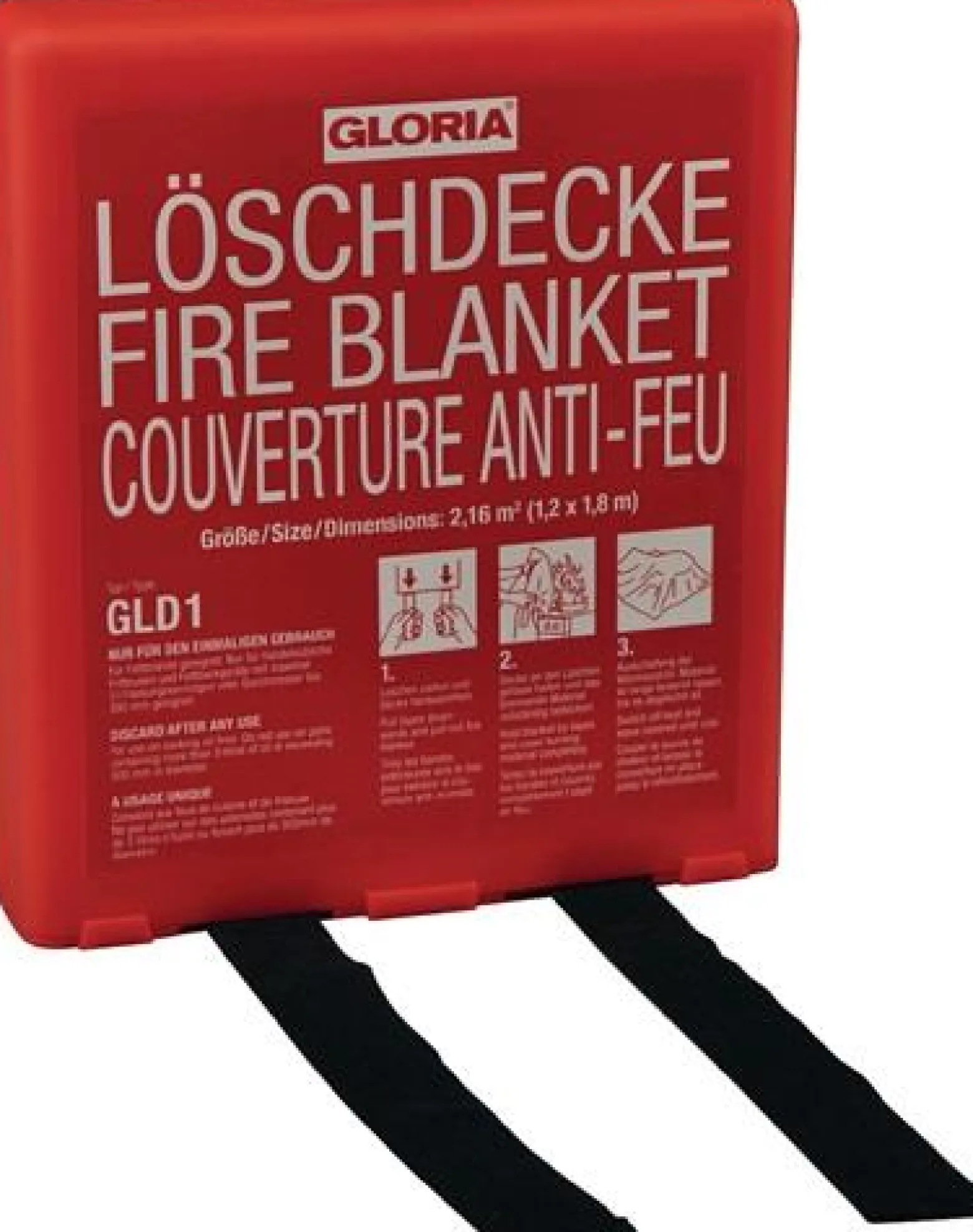 GLORIA Löschdecke DIN EN 1869:2001 L1800xB1200mm - 25151218