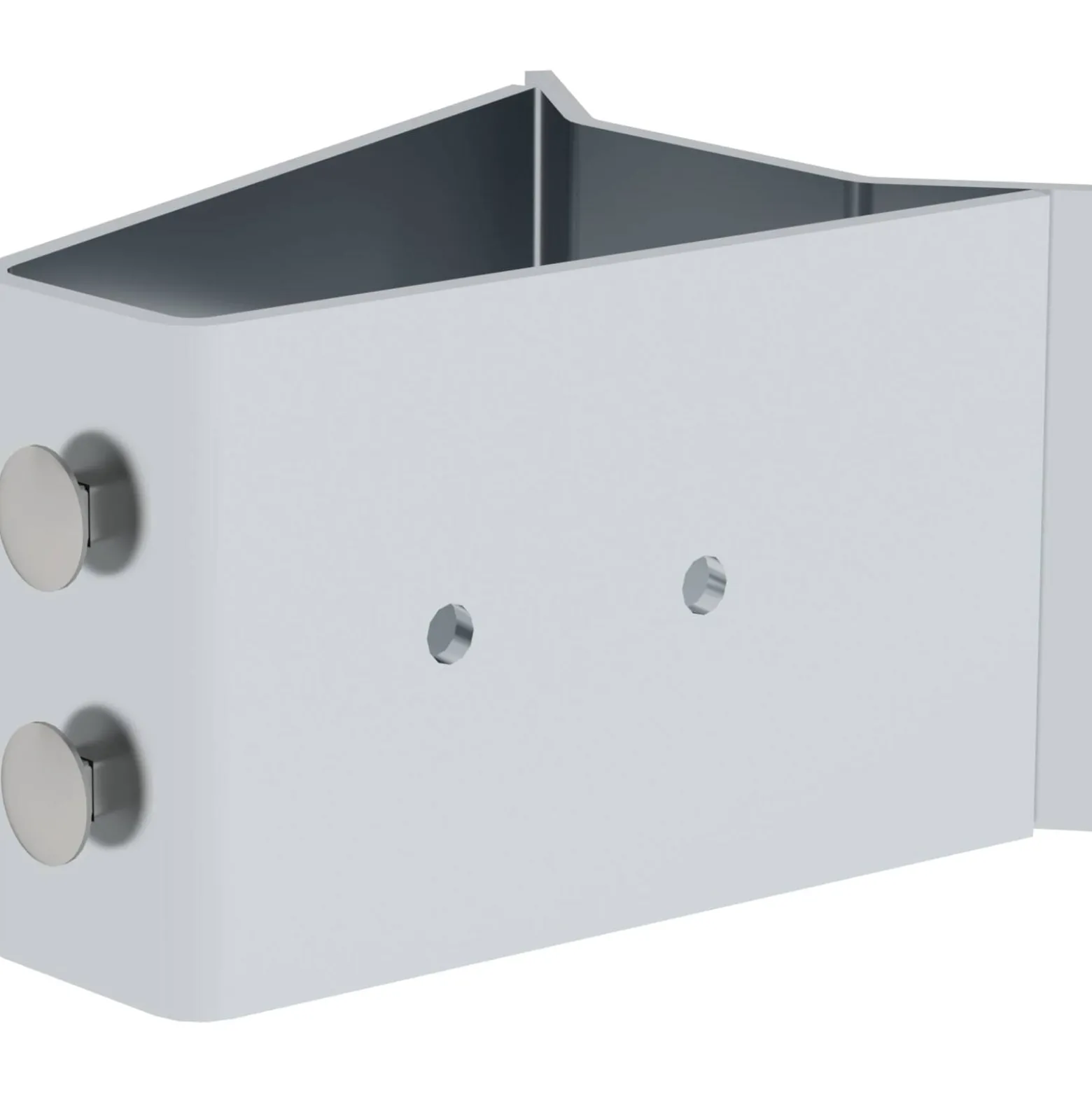 Günzburger Steigtechnik Aluminium-Wandhalter für Rundmasten - 077019