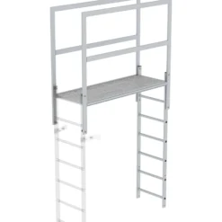 Günzburger Steigtechnik Attika-Überstieg Aluminium eloxiert Länge 1.600 mm - 061185