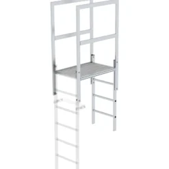 Günzburger Steigtechnik Attika-Überstieg Aluminium blank Länge 930 mm - 062181