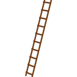 Günzburger Steigtechnik Dachleiter Holz 10 Sprossen - 033120