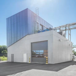 Günzburger Steigtechnik einzügige Steigleiter mit Rückenschutz (Bau) Aluminium eloxiert 5,96 m - 500100