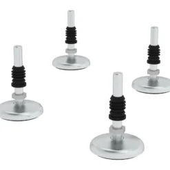 Günzburger Steigtechnik Fußplatten für Aluminium-Arbeitspodest starr - 050042