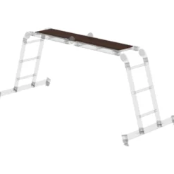Günzburger Steigtechnik Holzbelag für Vielzweckleitern 4tlg. mit nivello-Traverse für 031310 031312 - 030300
