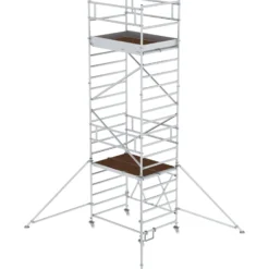 Günzburger Steigtechnik Klappgerüst 1,35 x 1,8 m mit Ausleger Plattformhöhe 4,8 m - 115248