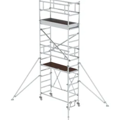 Günzburger Steigtechnik Klappgerüst 0,75 x 1,8 m mit Ausleger Plattformhöhe 3,8 m - 115139