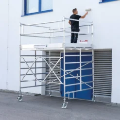 Günzburger Steigtechnik Klappgerüst mit Dreifach-Plattform Plattformhöhe 2,35 m - 115500