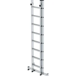 Günzburger Steigtechnik Mehrzweckleiter 2tlg. mit nivello-Traverse 2 x 8 Sprossen - 031216