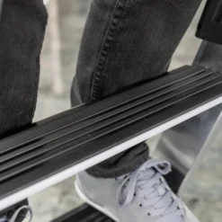 Günzburger Steigtechnik Nachrüstsatz clip-step relax für Stufen-Stehleiter beidseitig begehbar 4 Trittauflagen - 041673