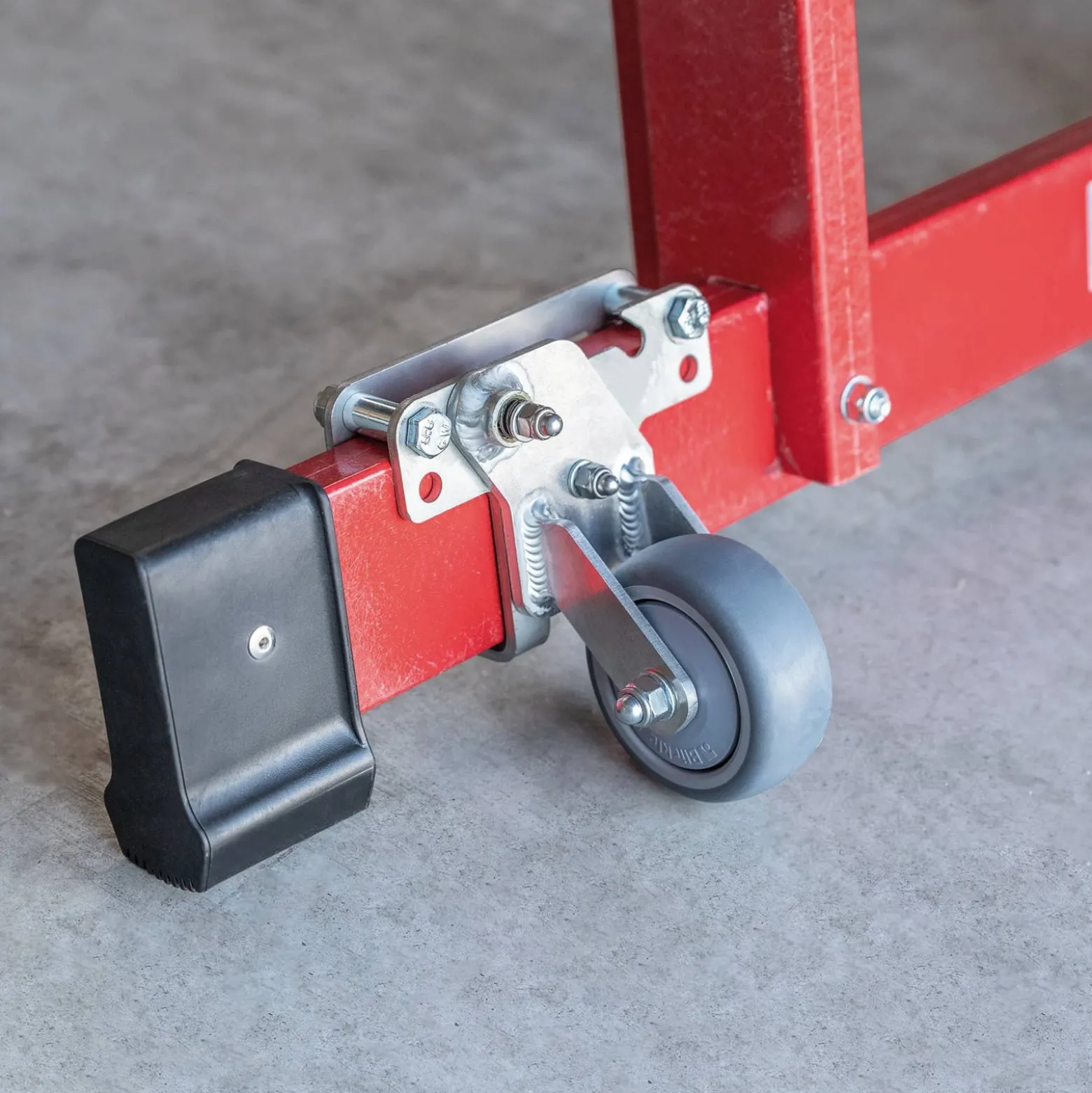 Günzburger Steigtechnik Nachrüstsatz 2x "roll-bar" für Nachrüst-Traverse aus Aluminium oder GFK - 019635