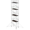 Günzburger Steigtechnik Rollgerüst 1,35 x 2,45 m mit Ausleger & Doppel-Plattform Plattformhöhe 9,35 m - 168936