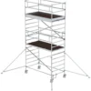 Günzburger Steigtechnik Rollgerüst 1,35 x 2,45 m mit Ausleger & Doppel-Plattform Plattformhöhe 4,35 m - 168436