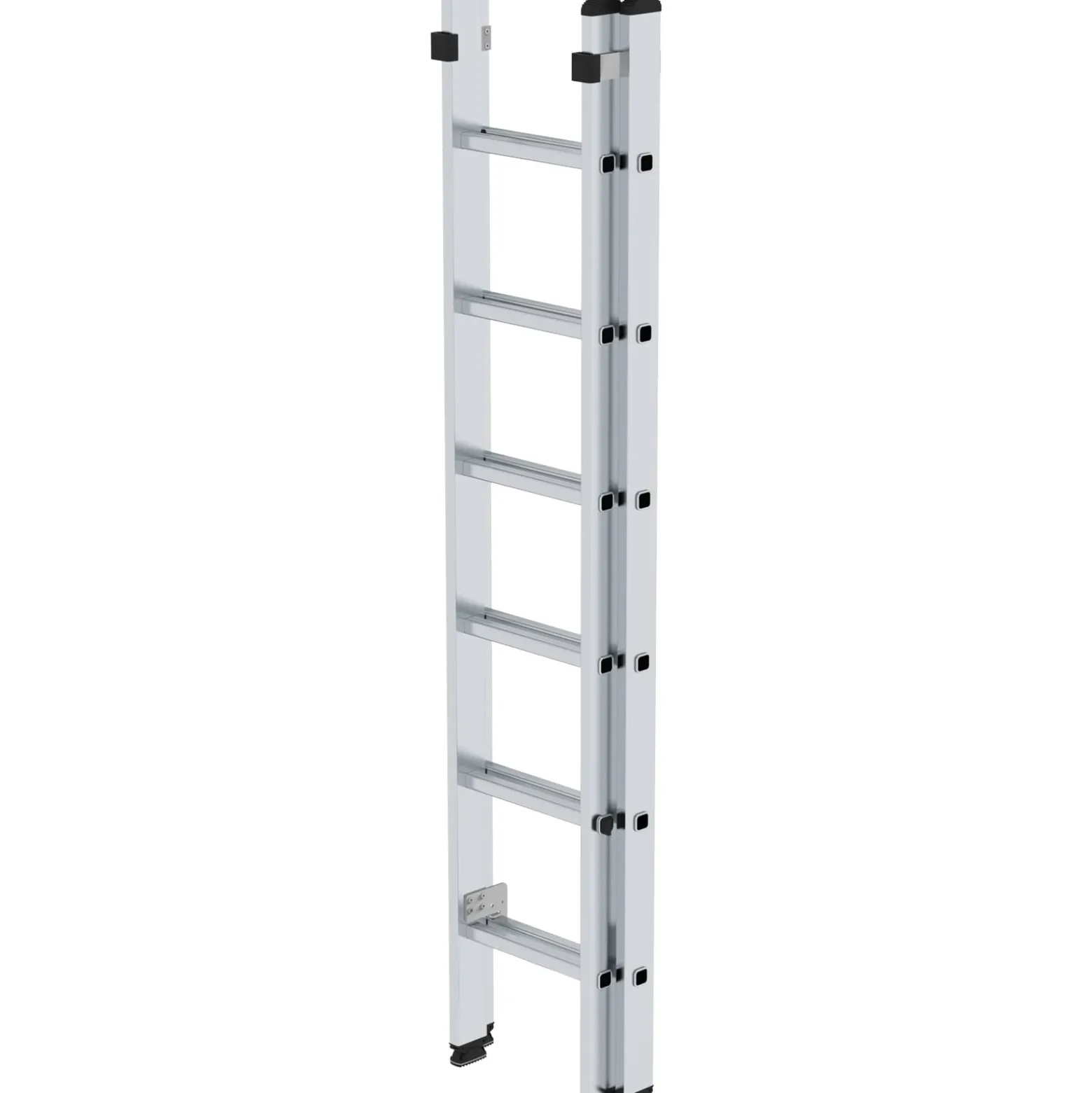 Günzburger Steigtechnik Sprossen-Schiebeleiter 2tlg. ohne Traverse 2 x 6 Sprossen - 020206