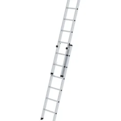 Günzburger Steigtechnik Sprossen-Schiebeleiter 2tlg. ohne Traverse 2 x 6 Sprossen - 020206