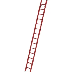 Günzburger Steigtechnik Sprossen-Anlegeleiter GFK ohne Traverse 14 Sprossen - 036014