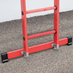 Günzburger Steigtechnik Sprossen-Anlegeleiter GFK mit Traverse 12 Sprossen - 036812