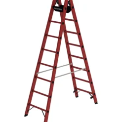 Günzburger Steigtechnik Sprossen-Stehleiter GFK 2 x 8 Sprossen - 036408