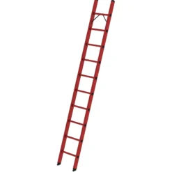 Günzburger Steigtechnik Sprossen-Anlegeleiter GFK ohne Traverse 10 Sprossen - 036010