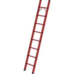 Günzburger Steigtechnik Sprossen-Anlegeleiter GFK ohne Traverse 8 Sprossen - 036008