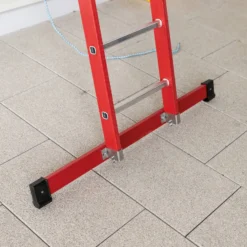 Günzburger Steigtechnik Sprossen-Anlegeleiter GFK/Alu mit Traverse 12 Sprossen - 035312