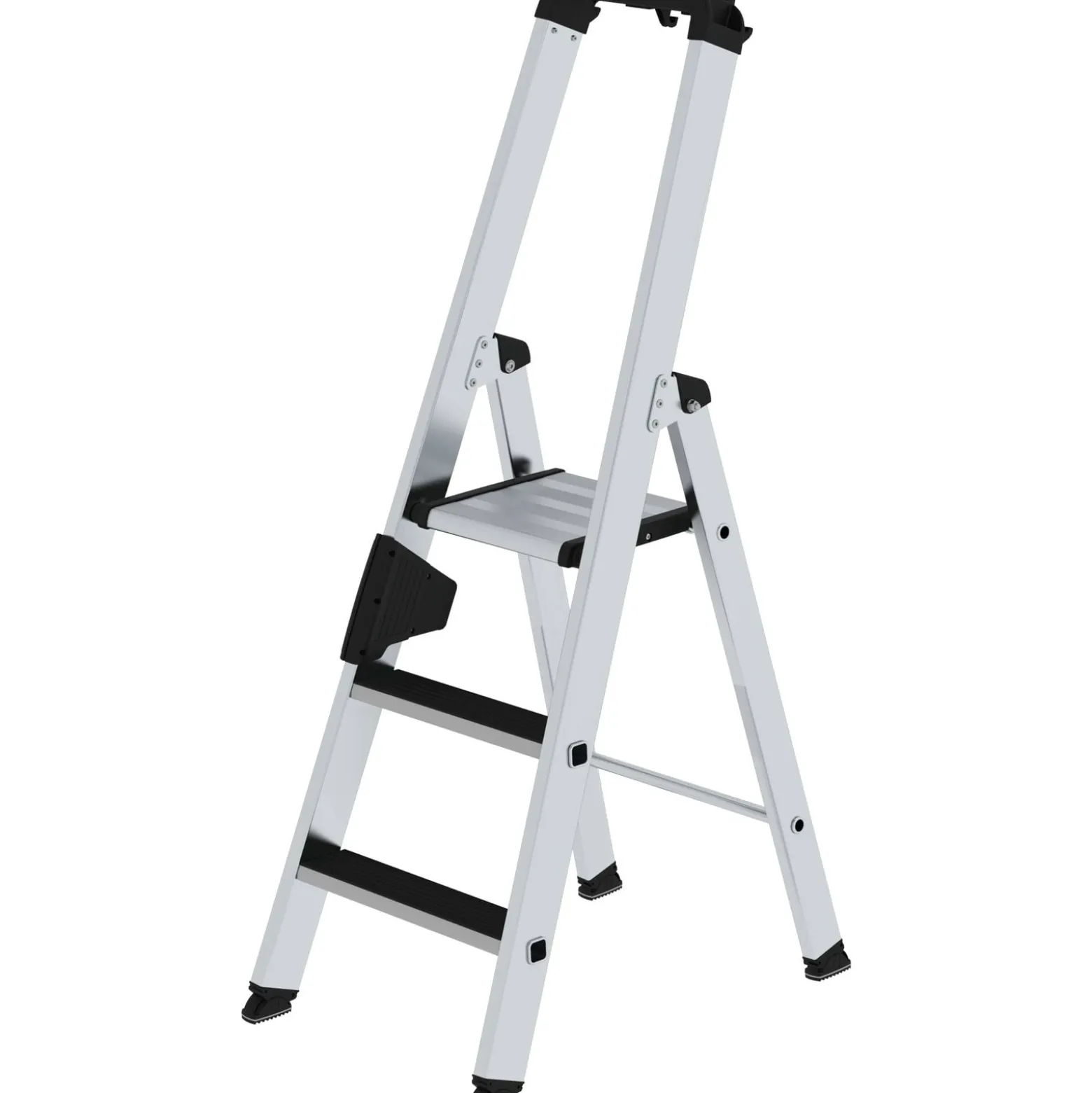 Günzburger Steigtechnik Stufen-Stehleiter einseitig begehbar mit clip-step 3 Stufen - 041503