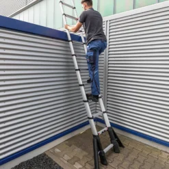 Günzburger Steigtechnik Stufen-Teleskopleiter Prime Line 9 Stufen - 115463